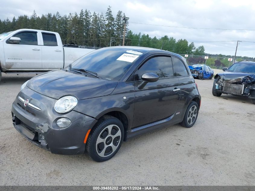 2015 Fiat 500E Battery Electric VIN: 3C3CFFGEXFT726027 Lot: 39455202