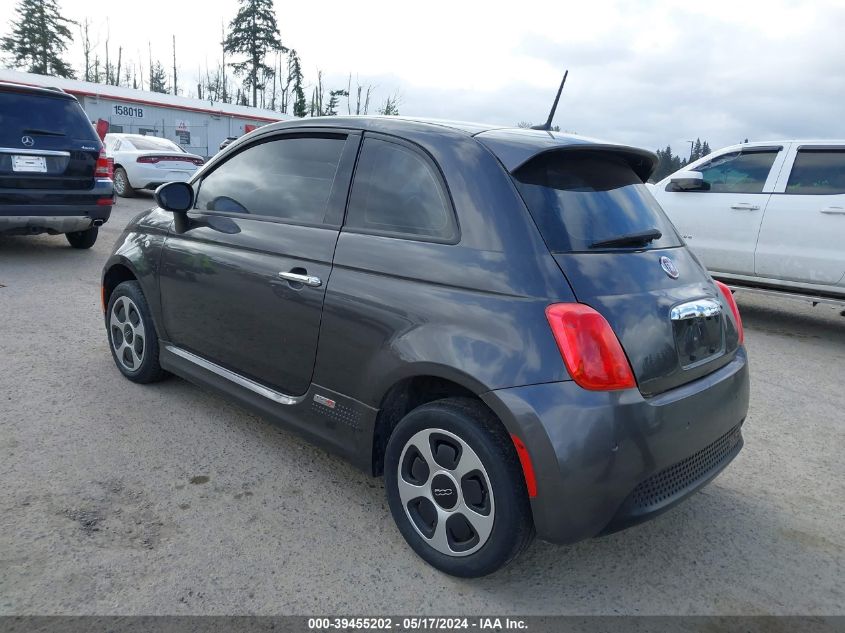 2015 Fiat 500E Battery Electric VIN: 3C3CFFGEXFT726027 Lot: 39455202