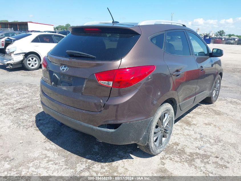 2015 Hyundai Tucson Se VIN: KM8JU3AG8FU967443 Lot: 39455219