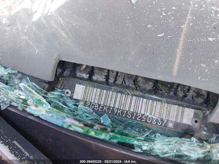 1995 Chevrolet Gmt-400 K1500 VIN: 2GBEK19K1S1250837 Lot: 39455220