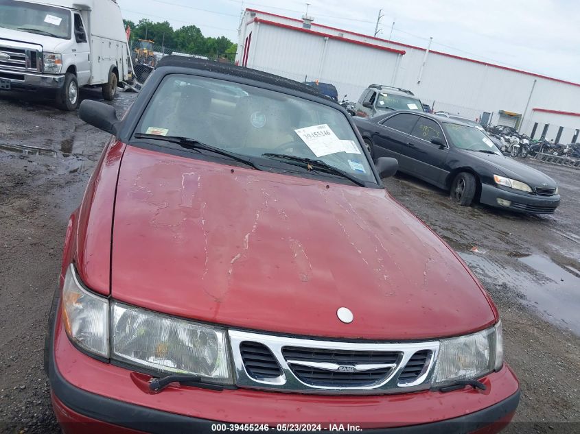 1999 Saab 9-3 Se VIN: YS3DF78NXX7000574 Lot: 39455246