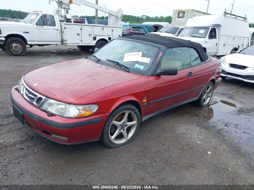 1999 Saab 9-3 Se VIN: YS3DF78NXX7000574 Lot: 39455246