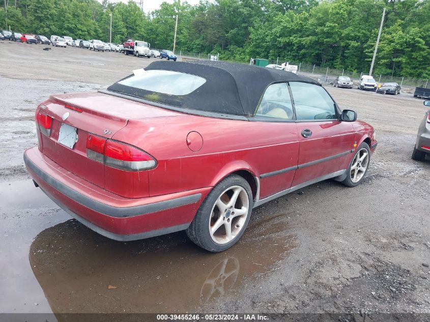 1999 Saab 9-3 Se VIN: YS3DF78NXX7000574 Lot: 39455246