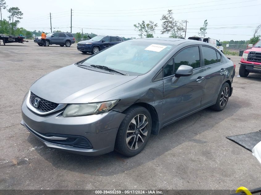 2013 Honda Civic Ex VIN: 19XFB2F88DE083770 Lot: 39455259