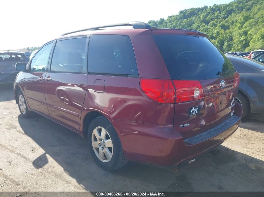 2007 Toyota Sienna Ce/Le VIN: 5TDZK23C07S064100 Lot: 39455265