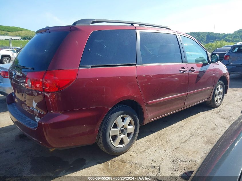 2007 Toyota Sienna Ce/Le VIN: 5TDZK23C07S064100 Lot: 39455265