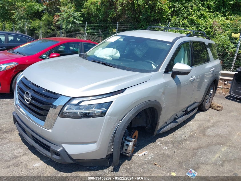 2022 NISSAN PATHFINDER SV - 5N1DR3BC0NC244488