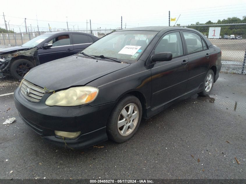 2003 Toyota Corolla S VIN: 1NXBR32E53Z114755 Lot: 39455270