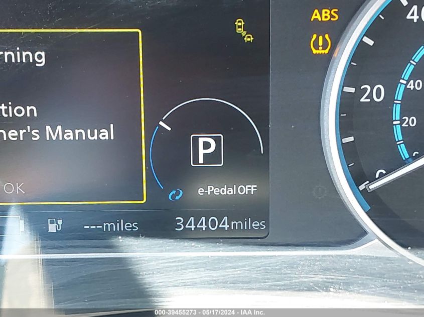 2022 Nissan Leaf Sv Plus 62 Kwh VIN: 1N4BZ1CV7NC552666 Lot: 39455273