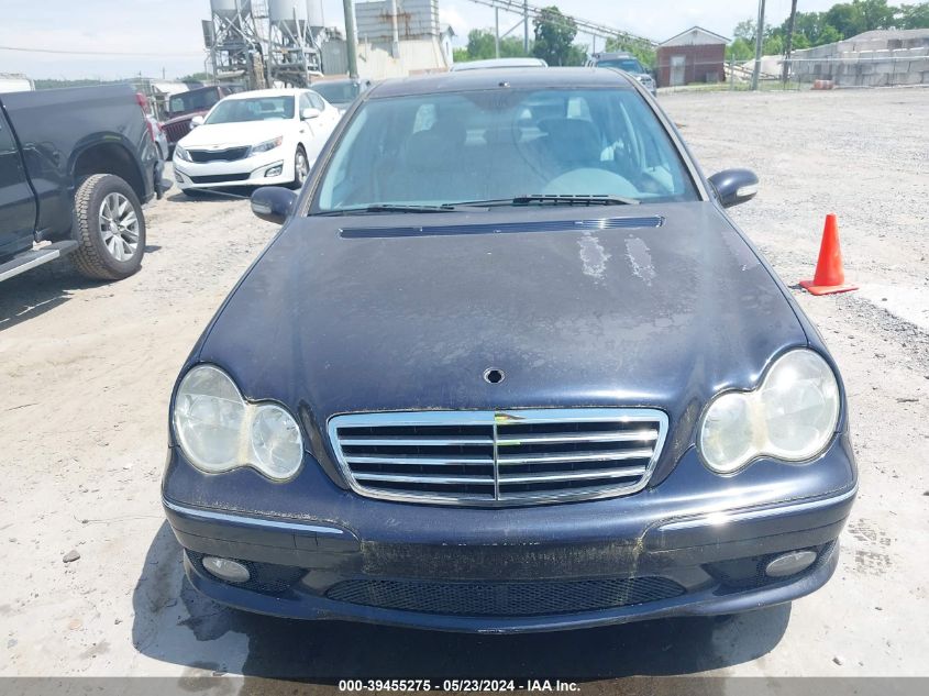 2006 Mercedes-Benz C 230 Sport VIN: WDBRF52H96F782549 Lot: 39455275