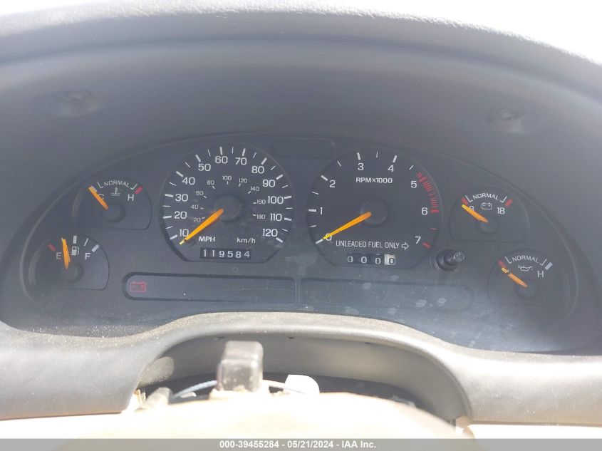 1997 Ford Mustang VIN: 1FALP4041VF140149 Lot: 39455284