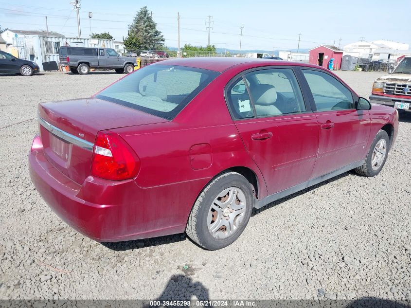 2007 Chevrolet Malibu Ls VIN: 1G1ZS58F27F272783 Lot: 39455298