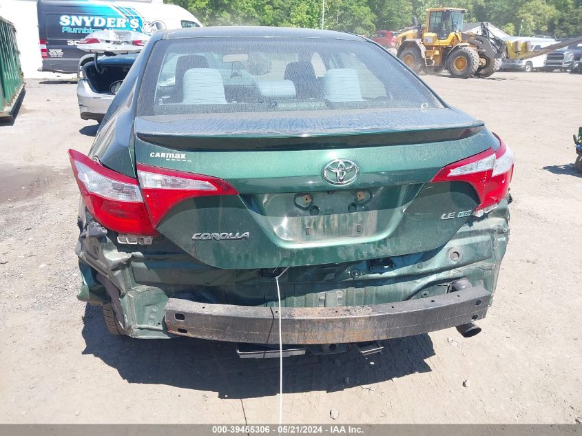 2015 Toyota Corolla Le Eco VIN: 2T1BPRHE7FC303767 Lot: 39455306