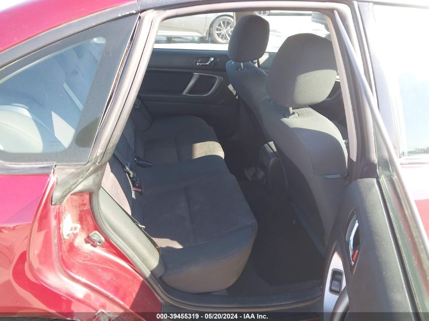 2009 Subaru Legacy 2.5I VIN: 4S3BL616797228278 Lot: 39455319