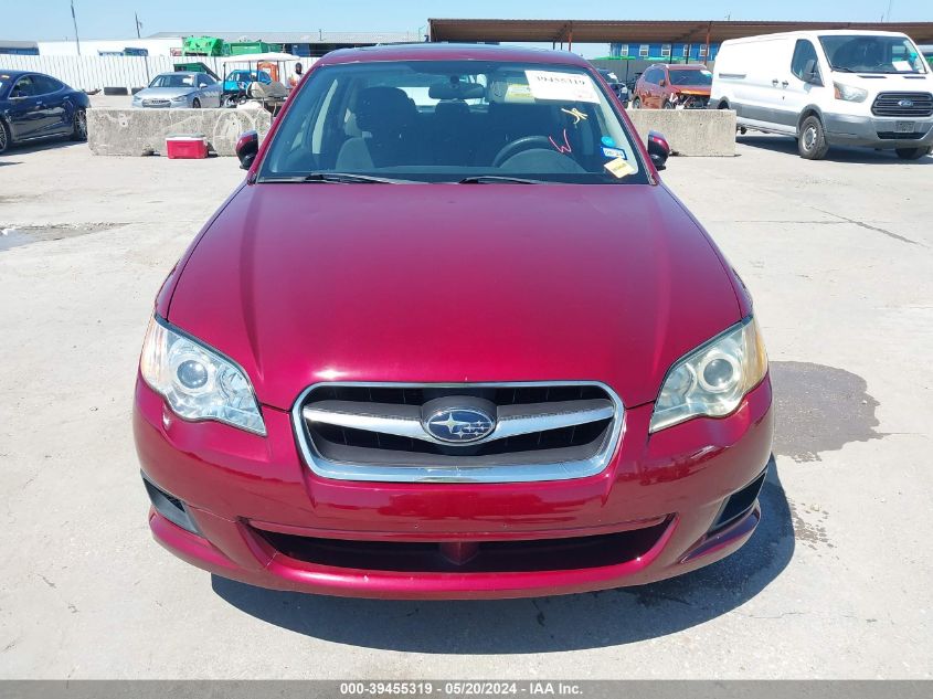 2009 Subaru Legacy 2.5I VIN: 4S3BL616797228278 Lot: 39455319