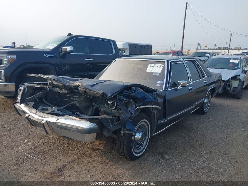 1989 Mercury Grand Marquis Ls VIN: 2MEBM75F2KX686029 Lot: 39455333