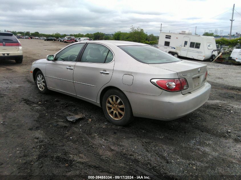 2004 Lexus Es 330 330 VIN: JTHBA30G745030981 Lot: 39455334