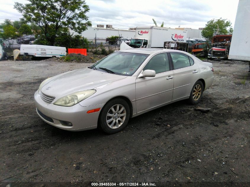 2004 Lexus Es 330 330 VIN: JTHBA30G745030981 Lot: 39455334