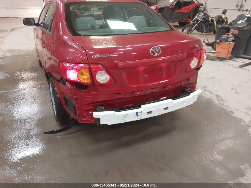 2009 Toyota Corolla Le VIN: JTDBL40E399022229 Lot: 39455341
