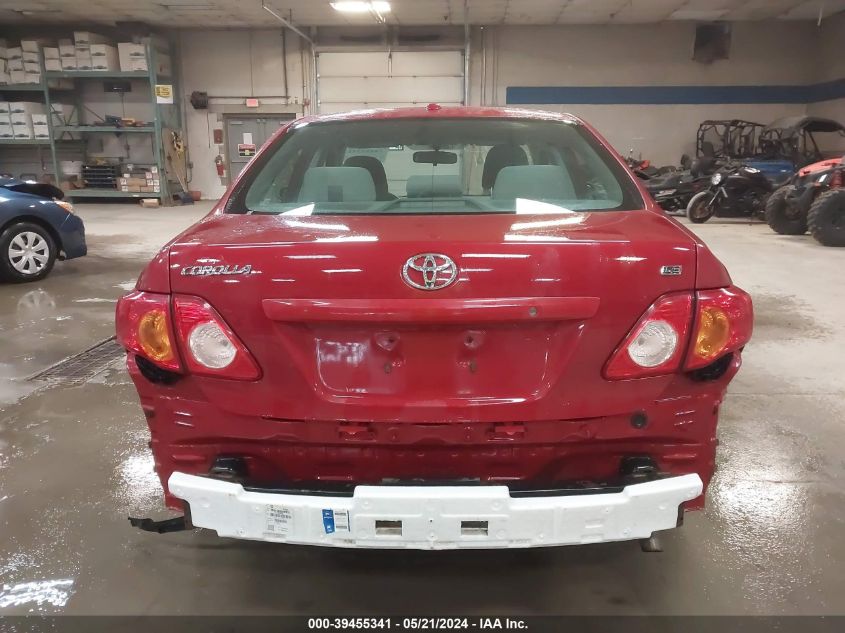 2009 Toyota Corolla Le VIN: JTDBL40E399022229 Lot: 39455341