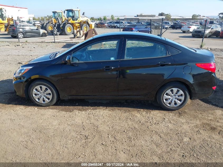 2017 Hyundai Accent Se VIN: KMHCT4AE3HU377511 Lot: 39455347