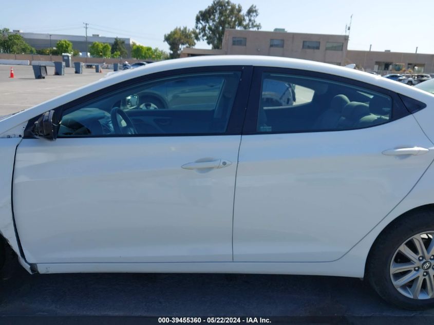 2014 Hyundai Elantra Se VIN: 5NPDH4AE3EH501289 Lot: 39455360