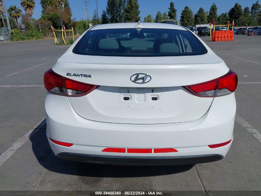 2014 Hyundai Elantra Se VIN: 5NPDH4AE3EH501289 Lot: 39455360