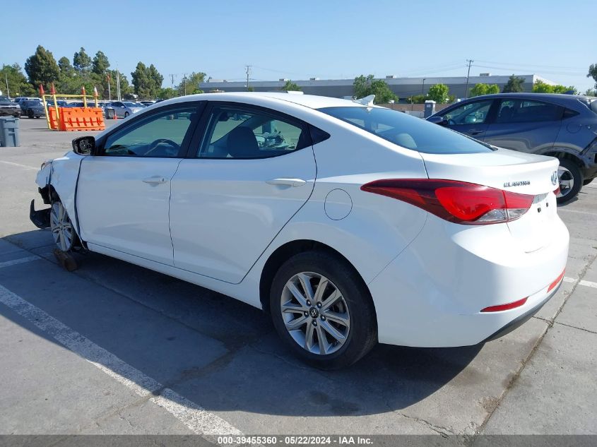 2014 Hyundai Elantra Se VIN: 5NPDH4AE3EH501289 Lot: 39455360