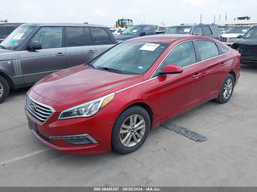 2015 Hyundai Sonata Se VIN: 5NPE24AF0FH170980 Lot: 39455367