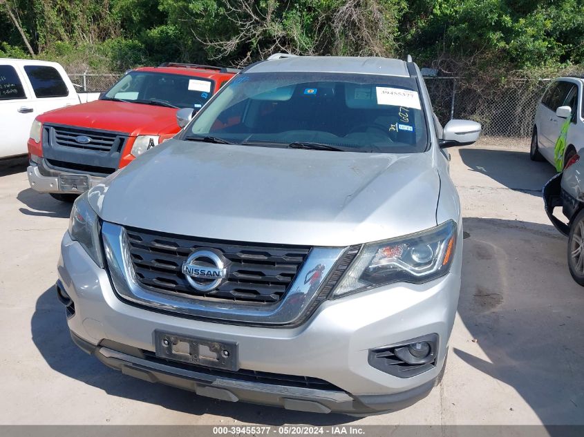 2017 Nissan Pathfinder Sv VIN: 5N1DR2MN2HC627250 Lot: 39455377