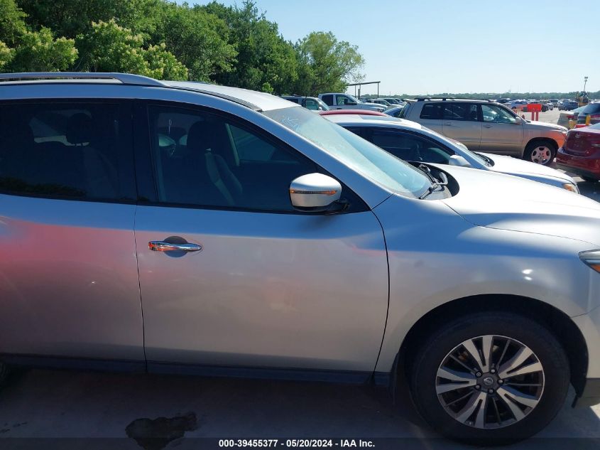 2017 Nissan Pathfinder Sv VIN: 5N1DR2MN2HC627250 Lot: 39455377