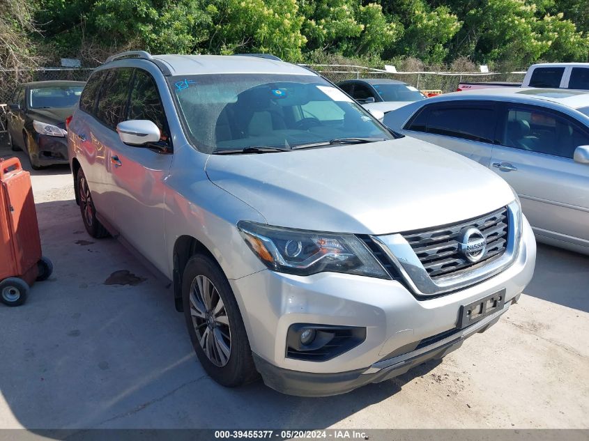 2017 Nissan Pathfinder Sv VIN: 5N1DR2MN2HC627250 Lot: 39455377