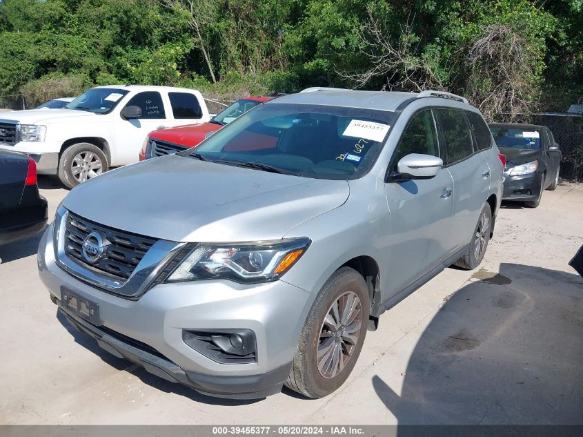 2017 Nissan Pathfinder Sv VIN: 5N1DR2MN2HC627250 Lot: 39455377