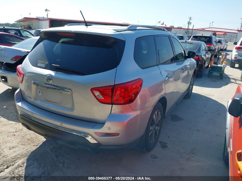 2017 Nissan Pathfinder Sv VIN: 5N1DR2MN2HC627250 Lot: 39455377