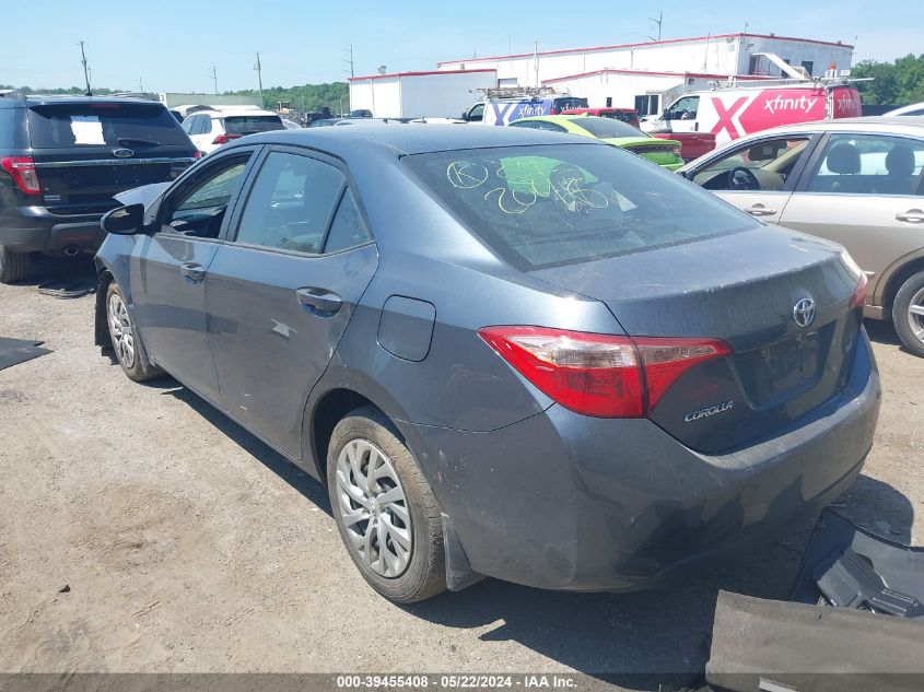 2019 Toyota Corolla Le VIN: 2T1BURHE0KC125784 Lot: 39455408