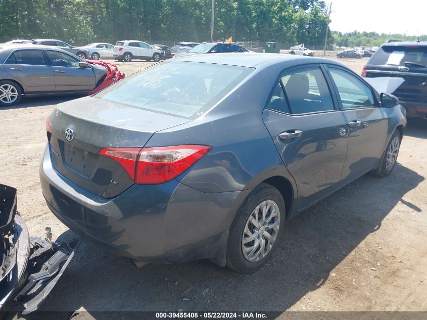 2019 Toyota Corolla Le VIN: 2T1BURHE0KC125784 Lot: 39455408