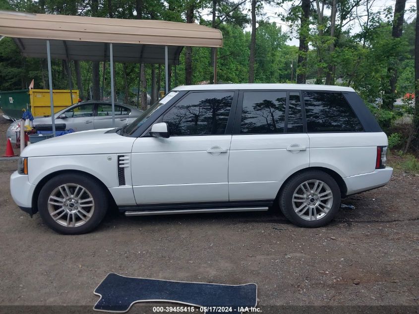 2012 Land Rover Range Rover Hse VIN: SALME1D41CA374355 Lot: 39455415