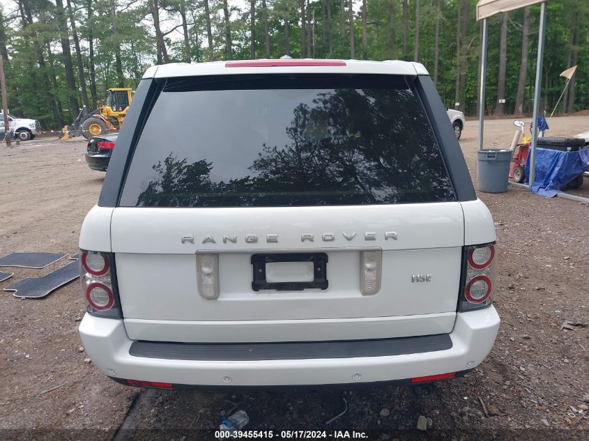 2012 Land Rover Range Rover Hse VIN: SALME1D41CA374355 Lot: 39455415