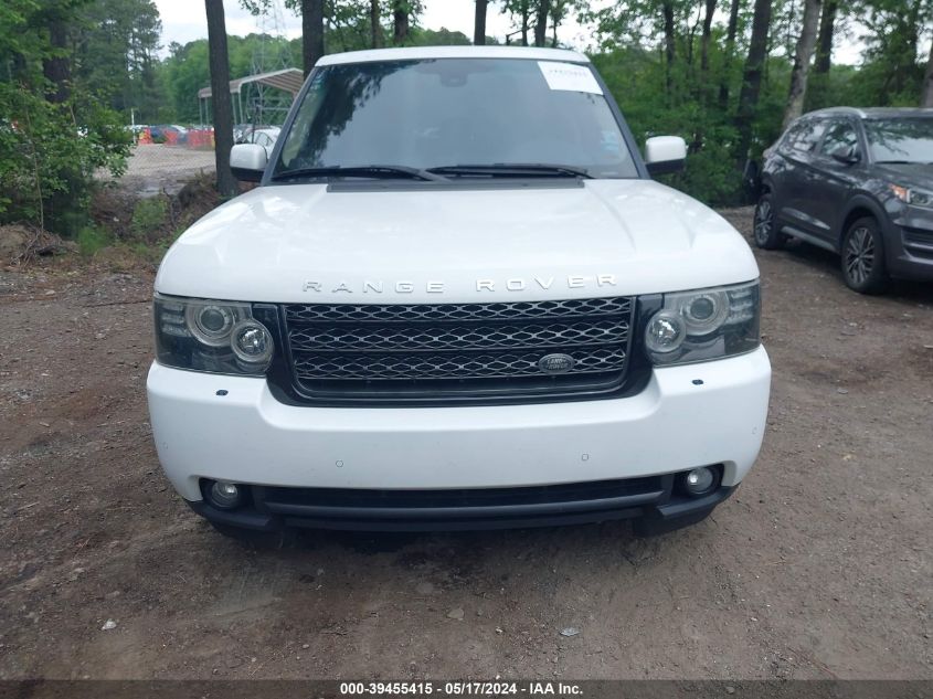 2012 Land Rover Range Rover Hse VIN: SALME1D41CA374355 Lot: 39455415