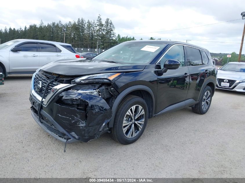 2021 Nissan Rogue Sv Fwd VIN: 5N1AT3BA1MC739476 Lot: 39455434