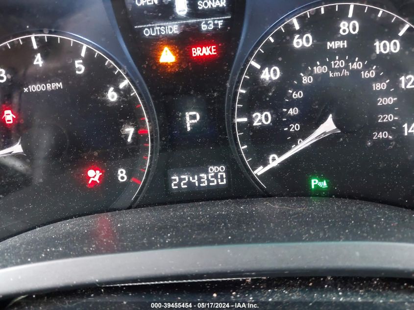 2012 Lexus Rx 350 VIN: 2T2BK1BA2CC126168 Lot: 39455454