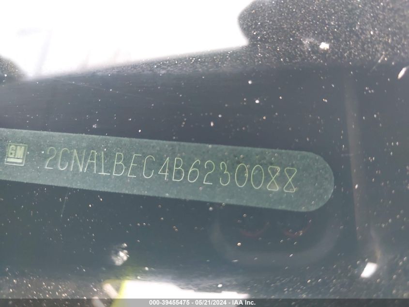 2011 Chevrolet Equinox Ls VIN: 2CNALBEC4B6230088 Lot: 39455475