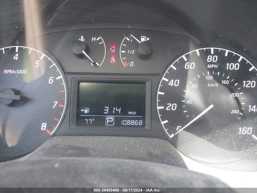 2016 Nissan Sentra S VIN: 3N1AB7AP4GY274162 Lot: 39455486