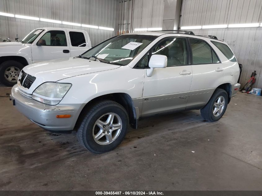 2002 Lexus Rx 300 VIN: JTJHF10UX20239887 Lot: 39455487