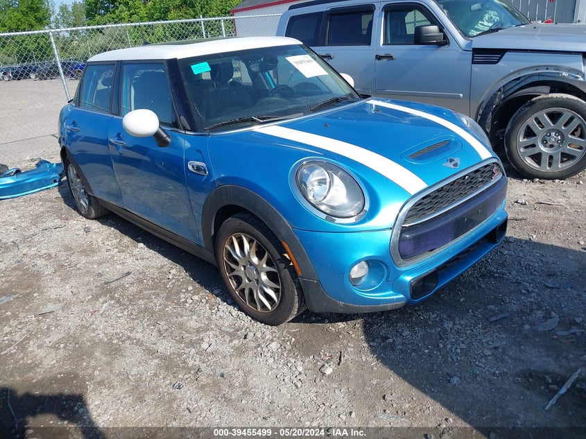 2015 Mini Hardtop Cooper S VIN: WMWXU3C57F2B58537 Lot: 39455499