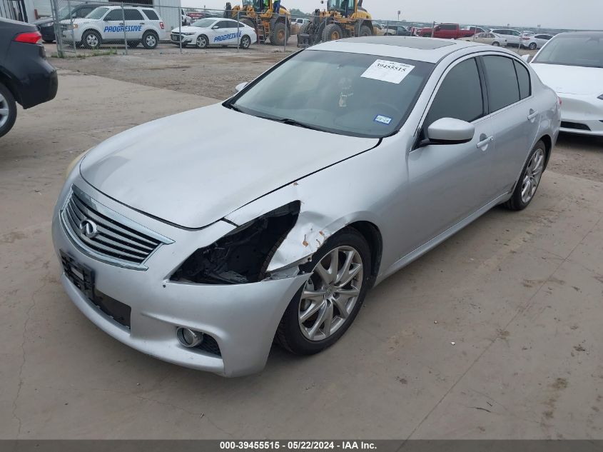 2013 Infiniti G37 Journey VIN: JN1CV6AP3DM716034 Lot: 39455515