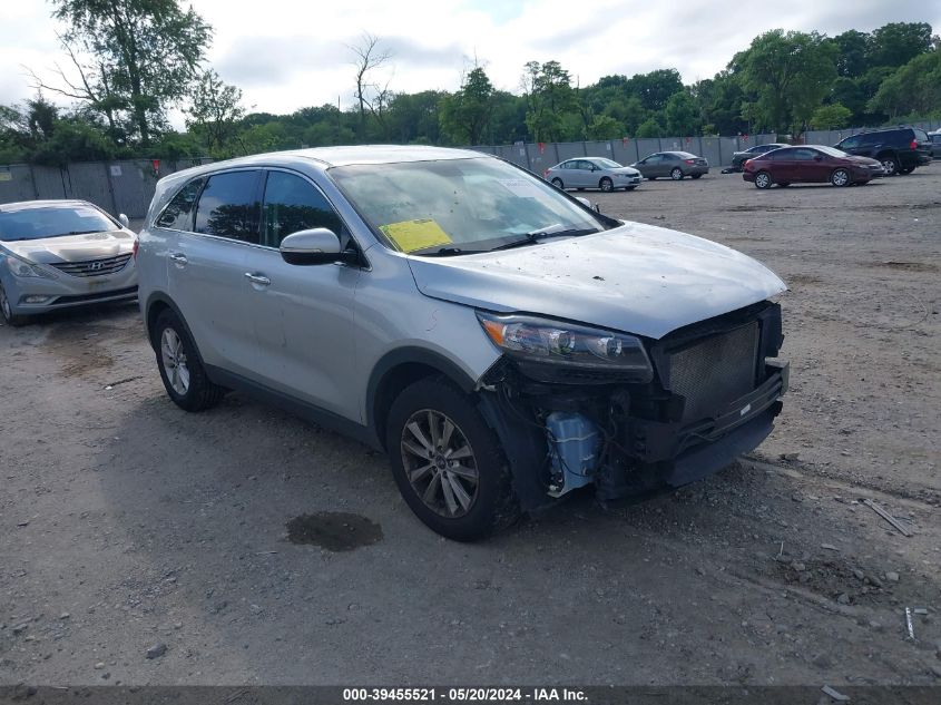 2019 Kia Sorento 3.3L Lx VIN: 5XYPG4A5XKG493890 Lot: 39455521