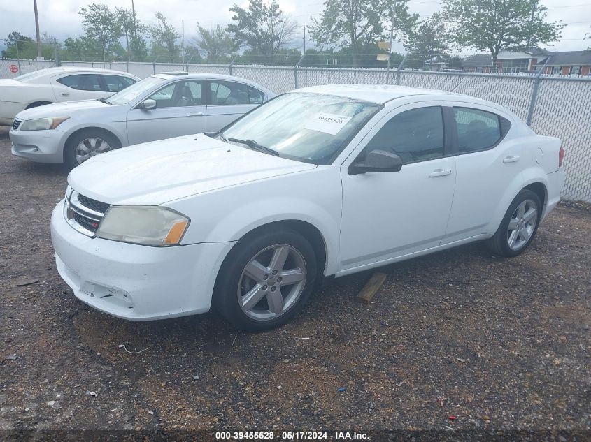 2013 Dodge Avenger Se VIN: 1C3CDZAB6DN680537 Lot: 39455528