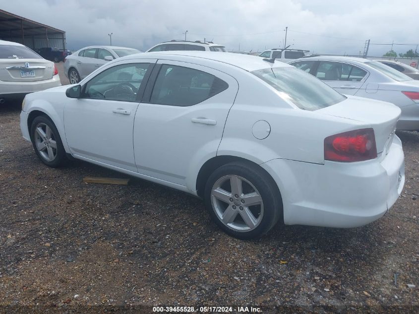 2013 Dodge Avenger Se VIN: 1C3CDZAB6DN680537 Lot: 39455528