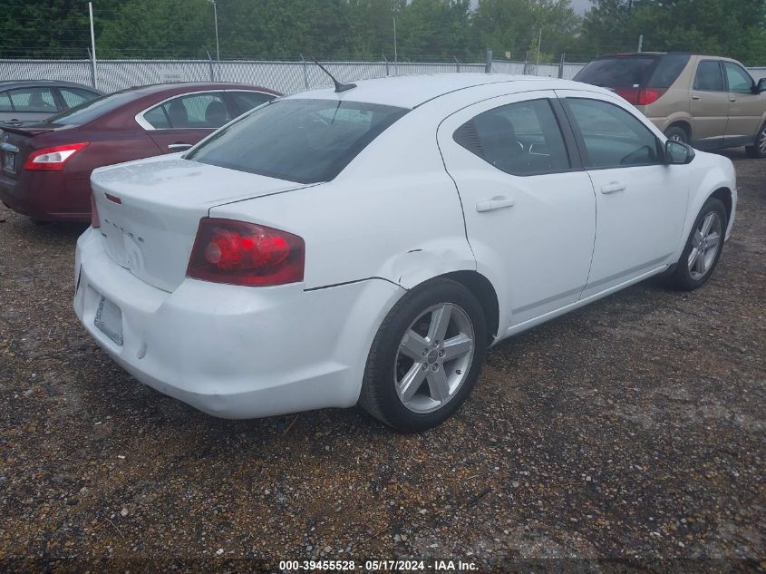 2013 Dodge Avenger Se VIN: 1C3CDZAB6DN680537 Lot: 39455528